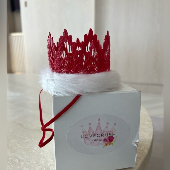 LOVECRUSH CROWNS for Baby. Hair Accessories. Handmade. NEW - Picture 2 of 4